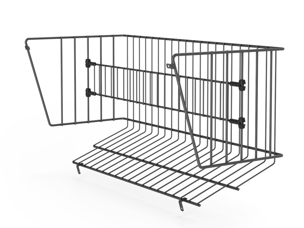 Levně In-Design Koš na boty Barva koše: antracitová