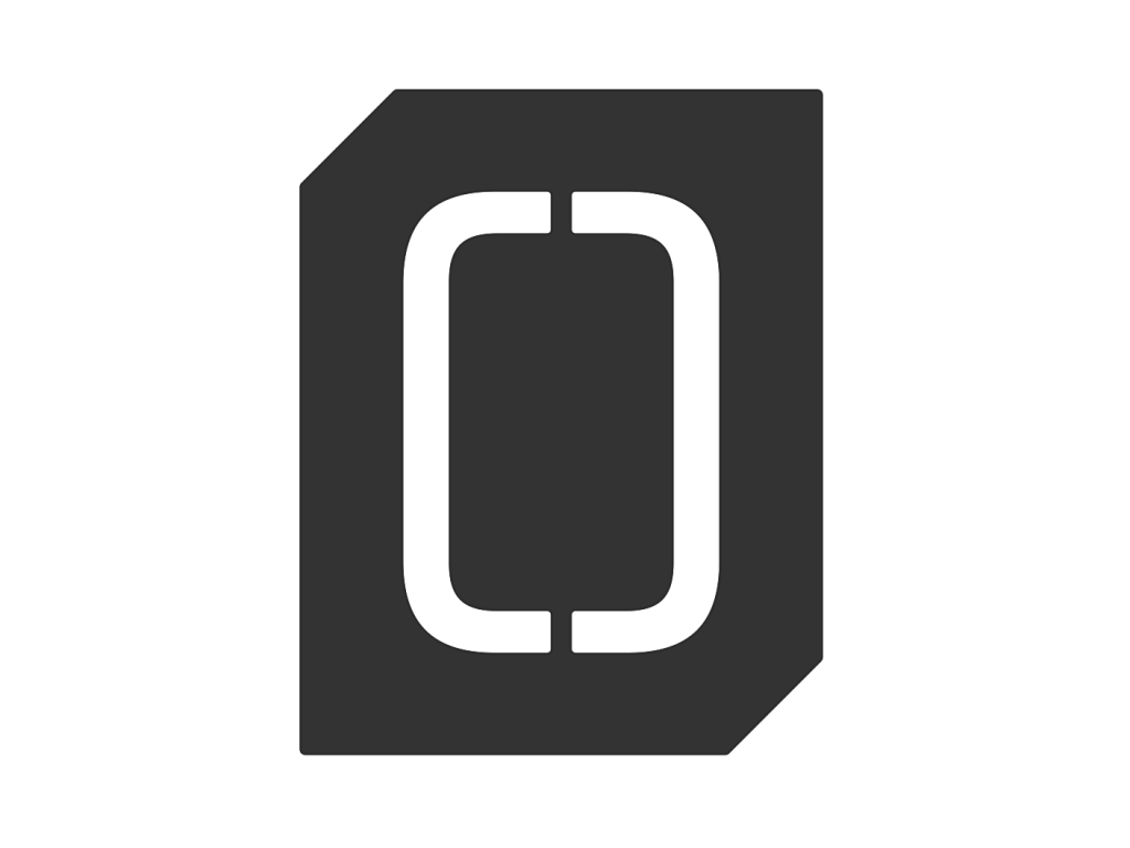 In-Design Cedulka 0 na dveře černá VPP