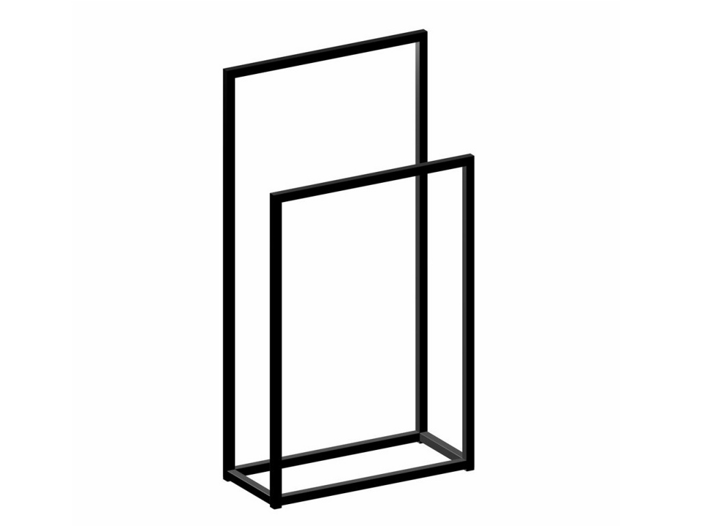Levně In-Design Věšák na ručníky černý VPP Výška (mm): 450 mm