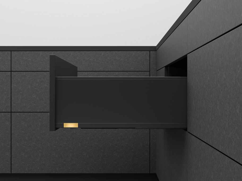 Levně BLUM Bočnice LEGRABOX PURE "C" černá karbon L+P Jmenovitá délka [mm]: 270