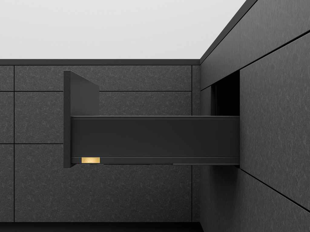 Levně BLUM Bočnice LEGRABOX PURE "K" černá karbon L+P Jmenovitá délka [mm]: 300