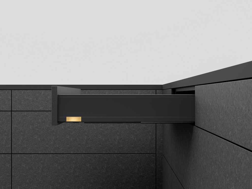 Levně BLUM Bočnice LEGRABOX PURE "N" černá karbon L+P Jmenovitá délka [mm]: 400