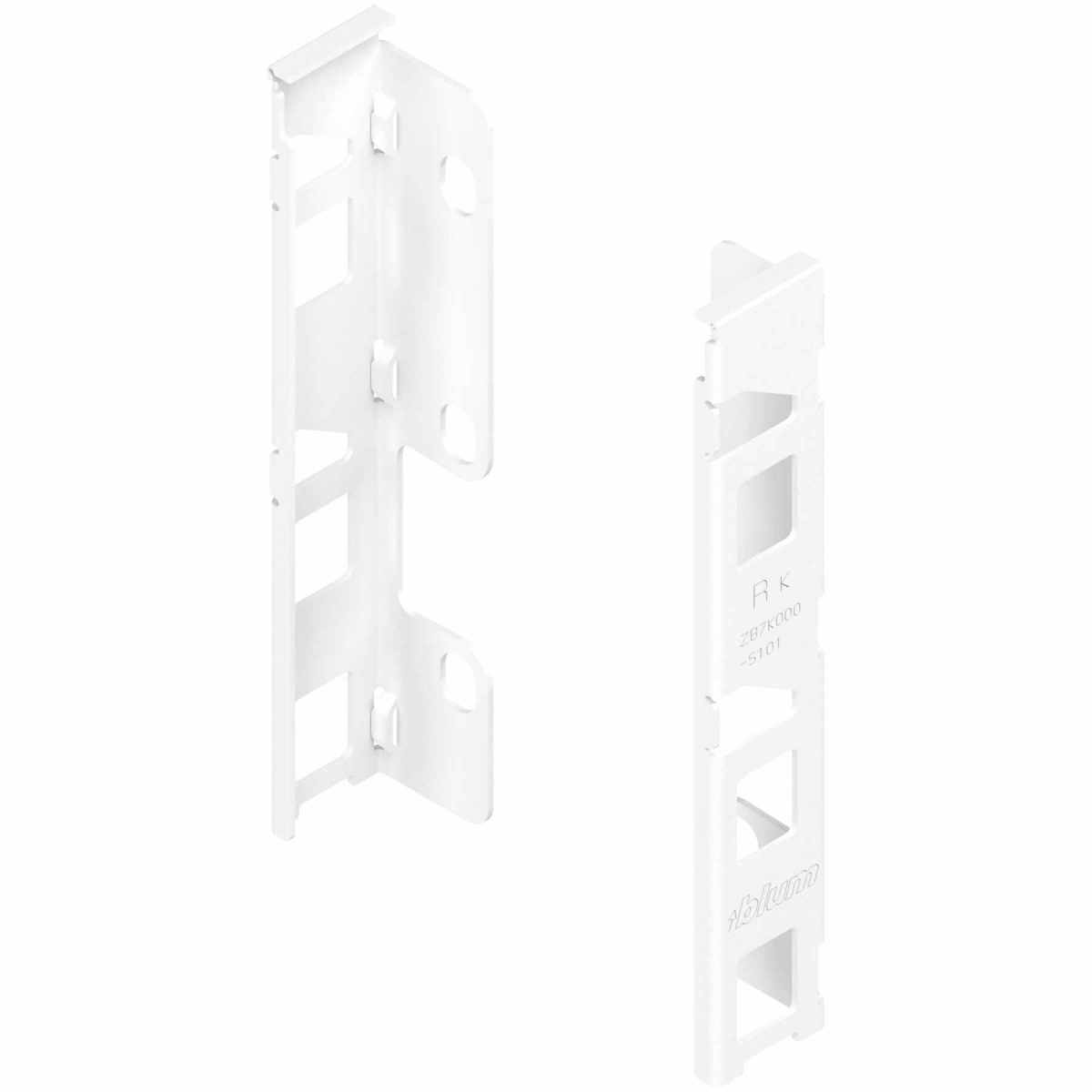 Levně BLUM Držák zad LEGRABOX pure bílý L+P Výška zásuvky [mm]: Výška zad "K"