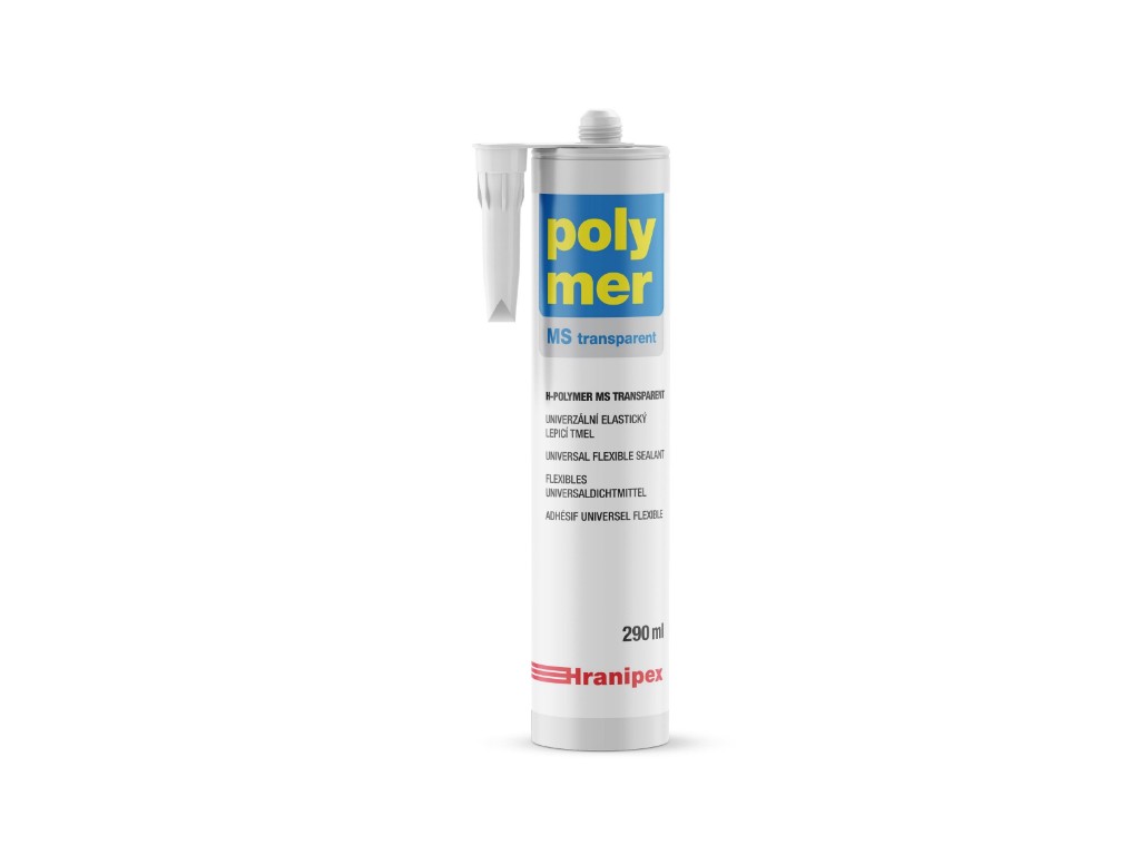 Levně Montážní a konstrukční lepidlo Hranipex H-polymer MS - 290 ml - transparentní