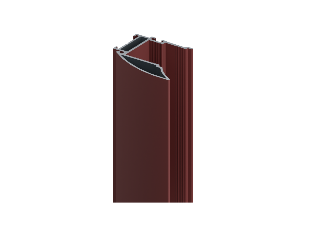 Levně LAGUNA Úchytový profil MULTIOMEGA WIDE bordo matná