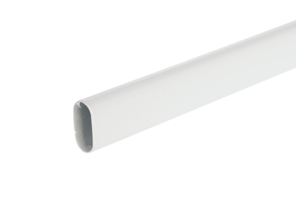 Levně In-Design Šatní tyč ovalná 30x15 bílá - různé délky Délka (mm): 1500