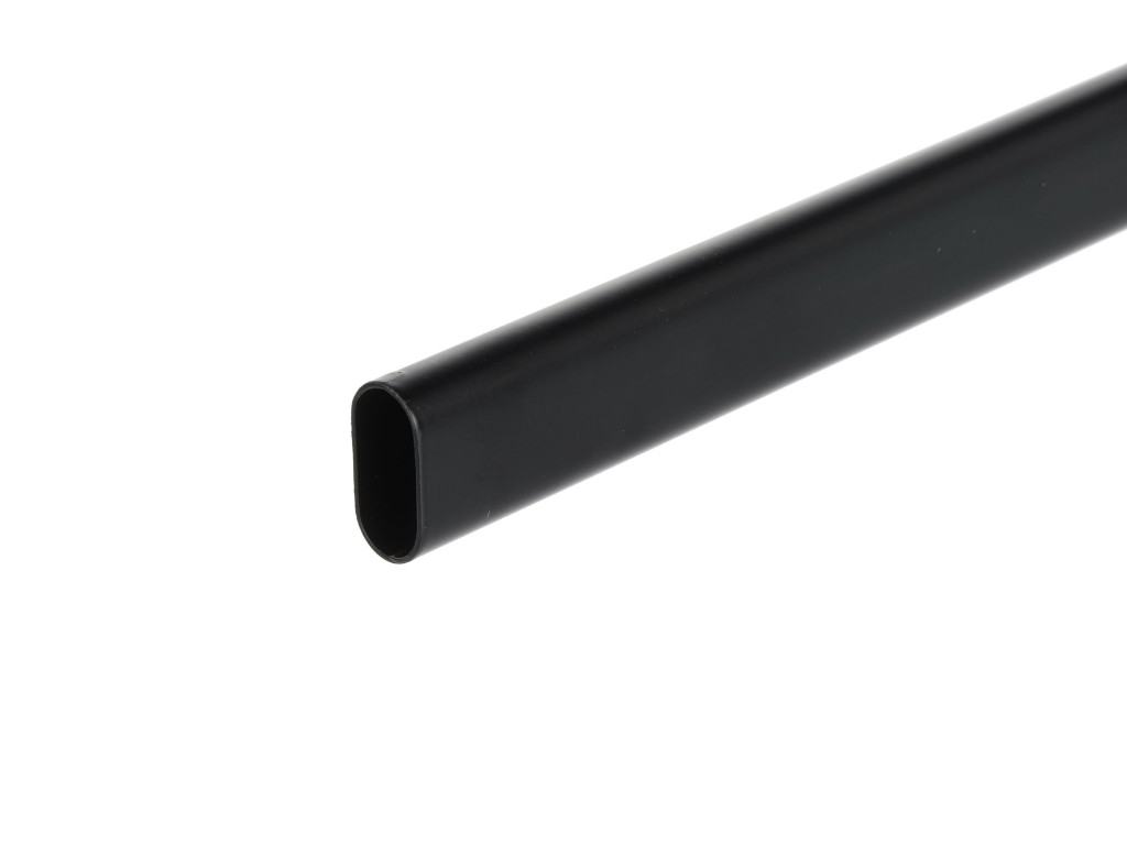 Levně In-Design Šatní tyč ovalná 30x15 černá - různé délky Délka (mm): 1500