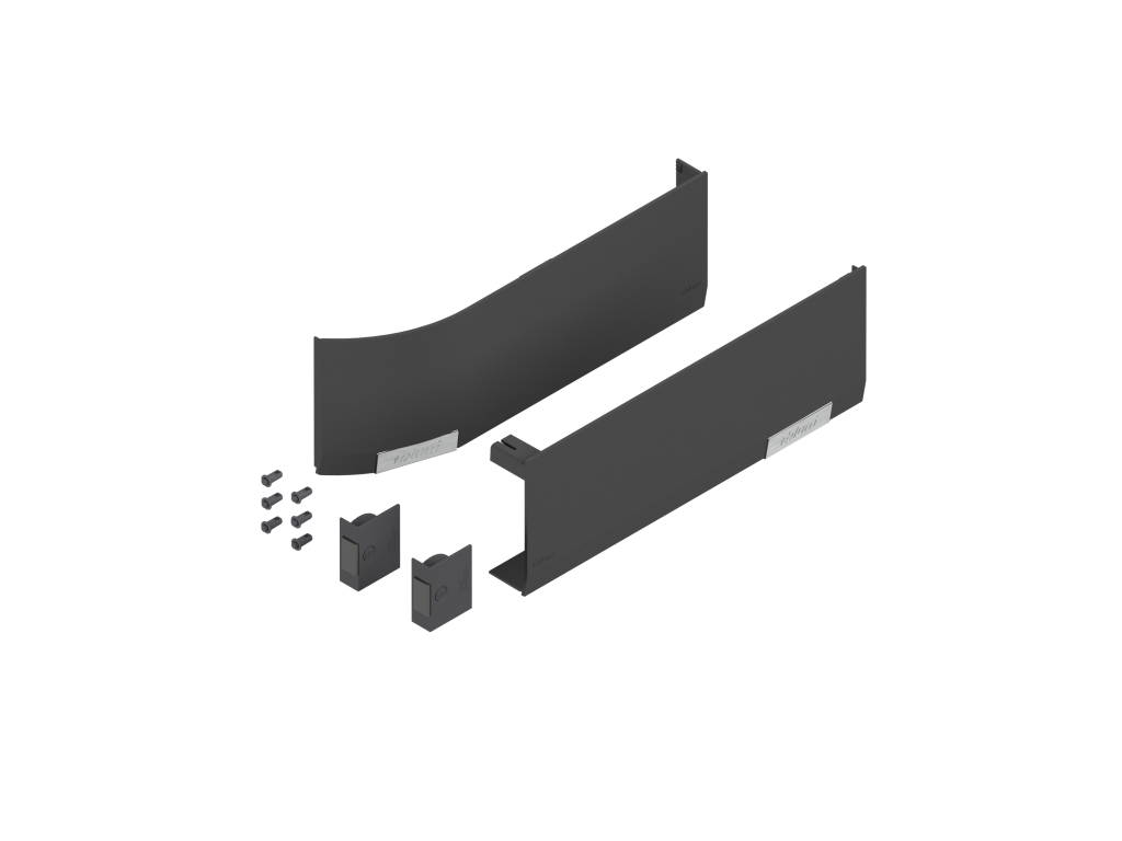 Levně BLUM Sada krytek Aventos HF/HS/HL TOP pro SERVO DRIVE tmavě šedá