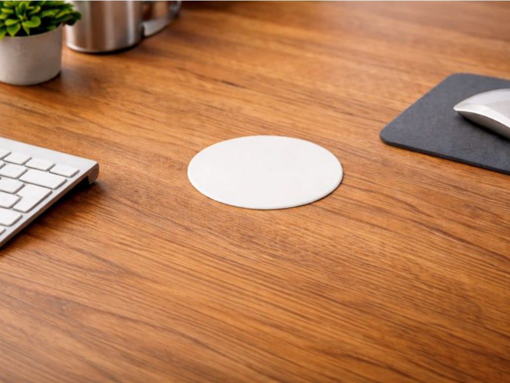 Levně Bezdrátová nabíječka Cemux SLIM 15W - bílá