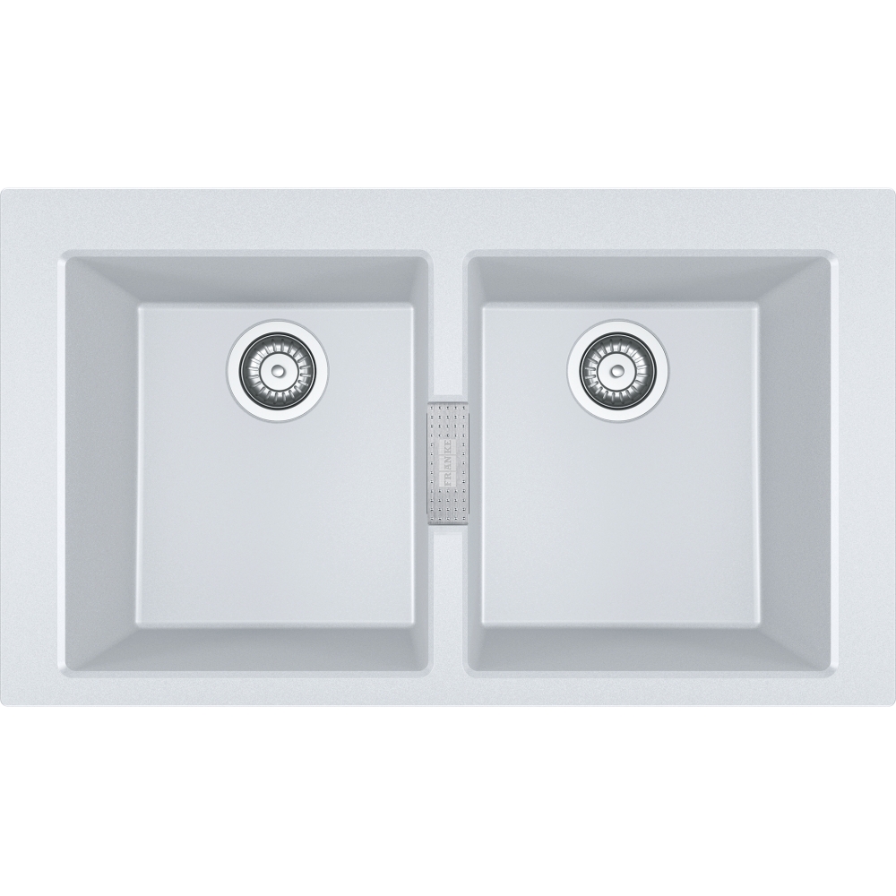 Levně Tectonitový dřez Franke S2D 620-86 Bílá-led