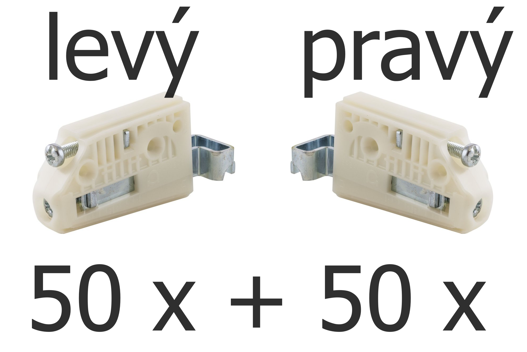 Levně Akční sada rektifikačního závěsného kování CAMAR 806 - vrut 50xL + 50xP
