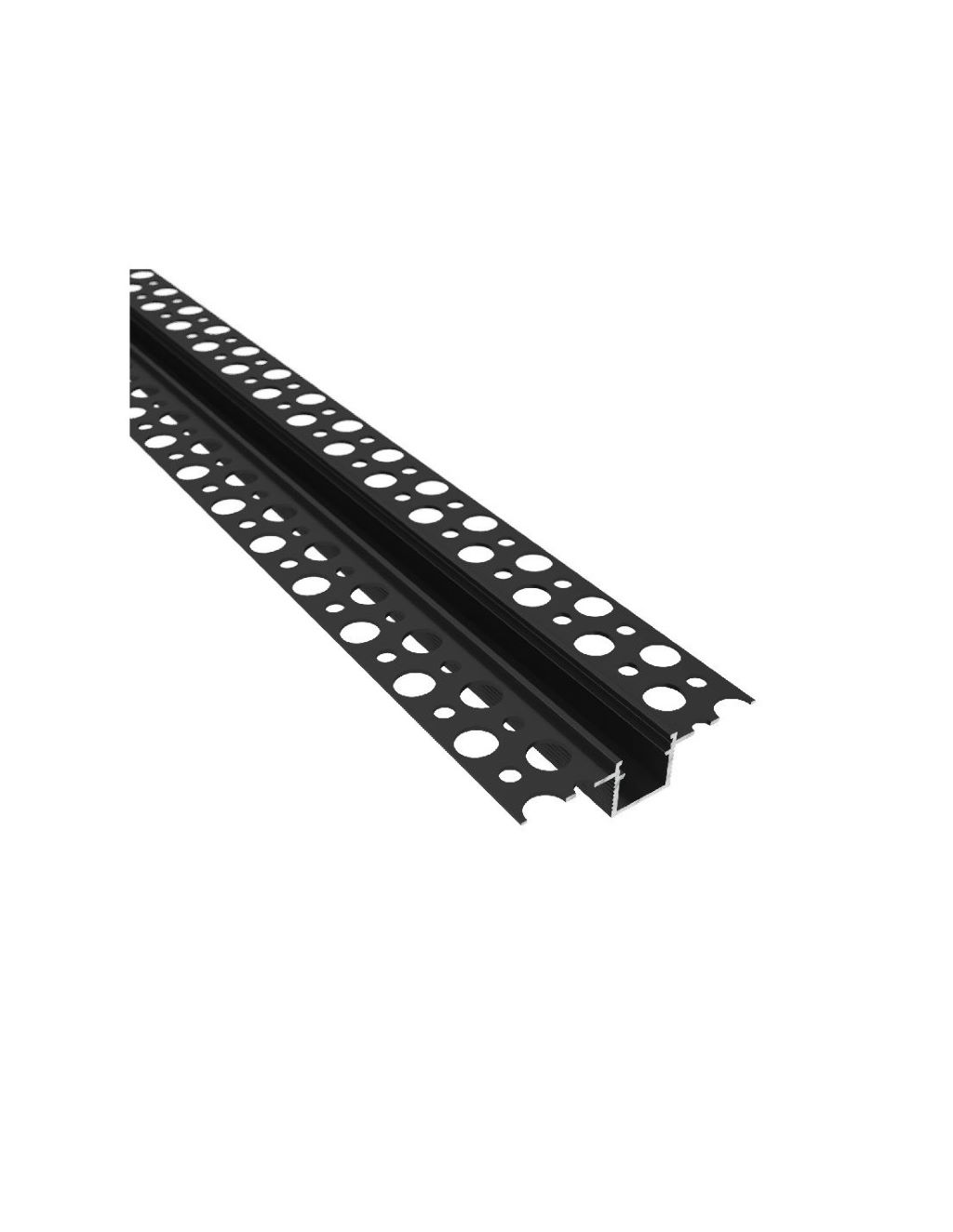 Levně IN-LIGHT LED profil DEOLINE TYP P černý Barva difuzoru: čirá