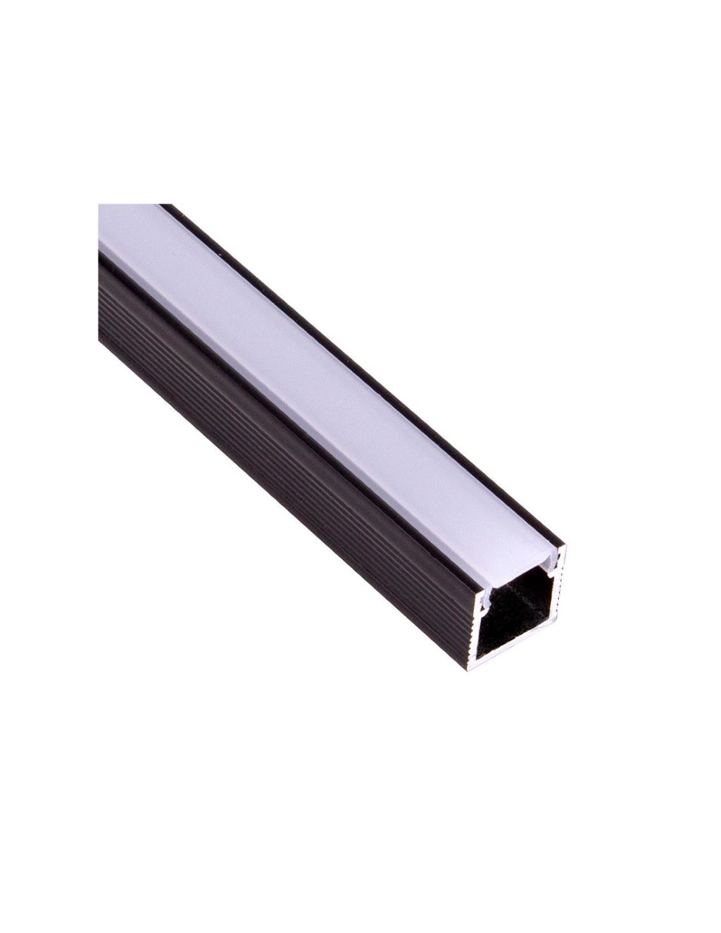 Levně IN-LIGHT Profil pro LED pásek LINE černý Barva difuzoru: mléčná