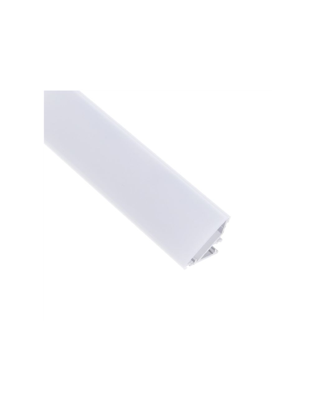 Levně IN-LIGHT Rohový LED profil CORNER LINE eloxovaný hliník Barva difuzoru: mléčná