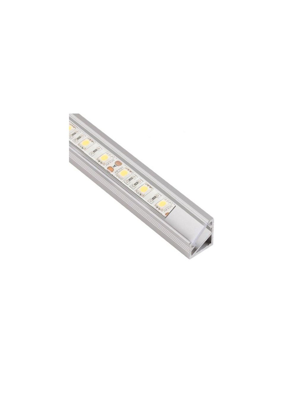 Levně IN-LIGHT Rohový LED profil TRI-LINE MINI eloxovaný hliník Barva difuzoru: čirá