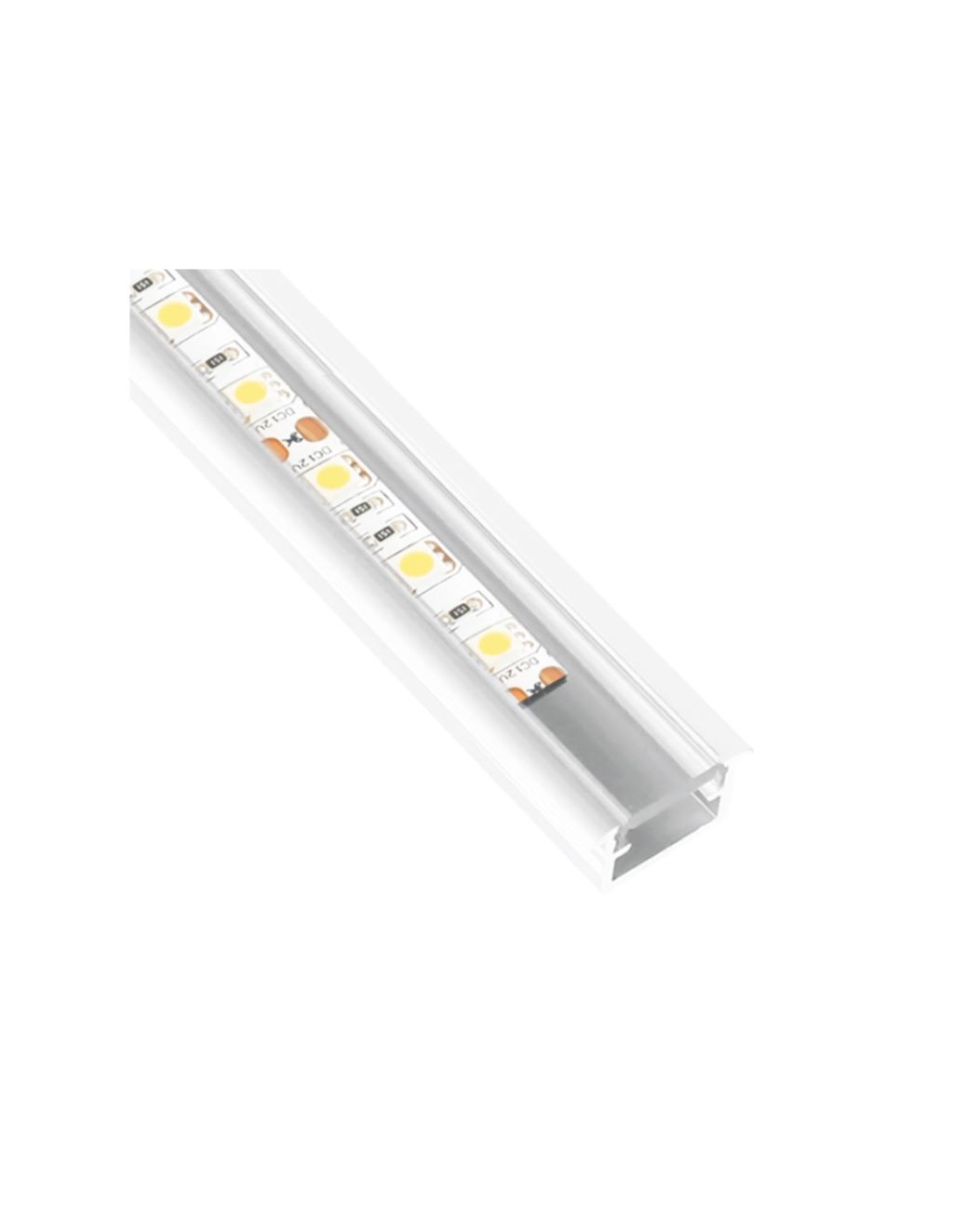 Levně IN-LIGHT Zapuštěný LED profil INLINE MINI bílý Barva difuzoru: čirá