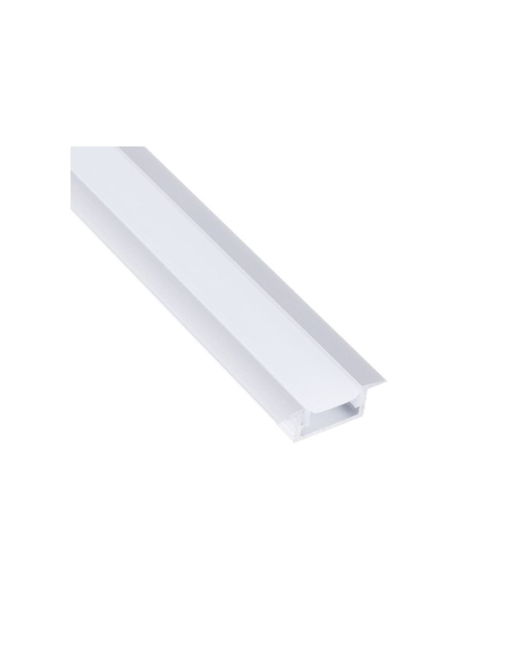 Levně IN-LIGHT Zapuštěný LED profil INLINE MINI XL eloxovaný hliník Barva difuzoru: mléčná
