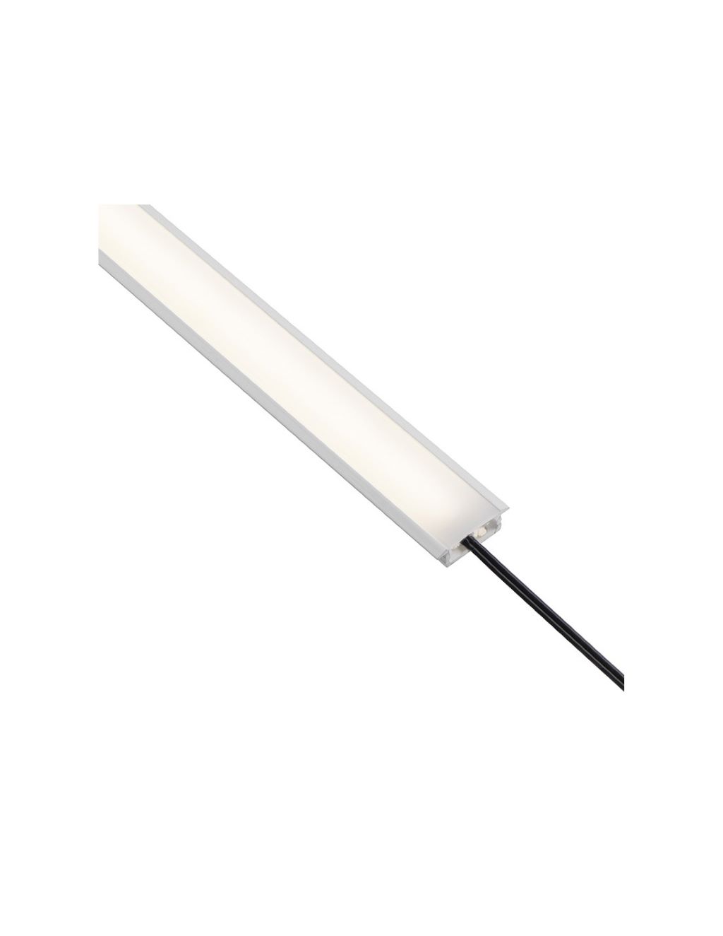 Levně IN-LIGHT Zapuštěný LED profil INLINE Z bílý Barva difuzoru: mléčná