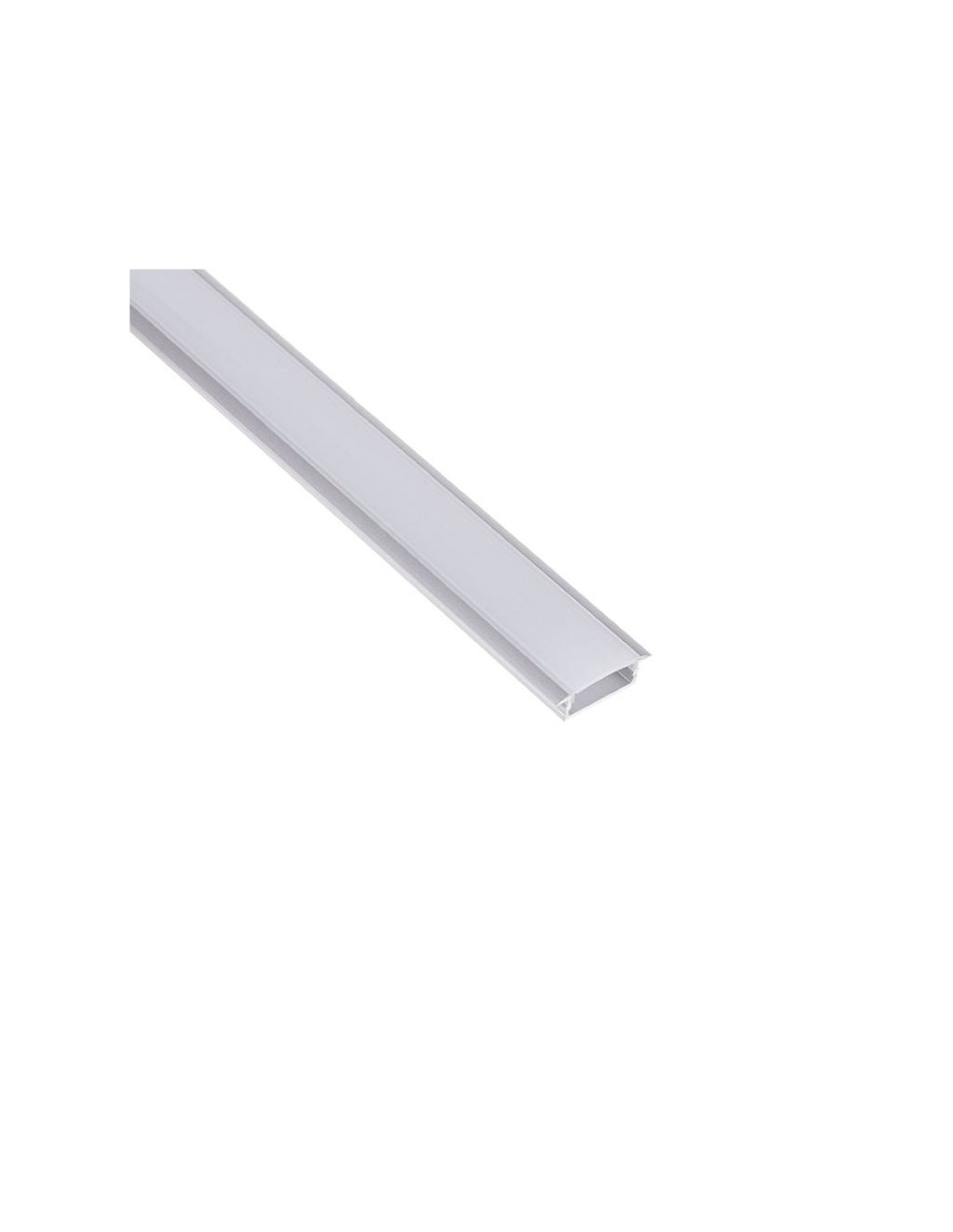 Levně IN-LIGHT Zapuštěný LED profil INLINE Z eloxovaný hliník Barva difuzoru: mléčná