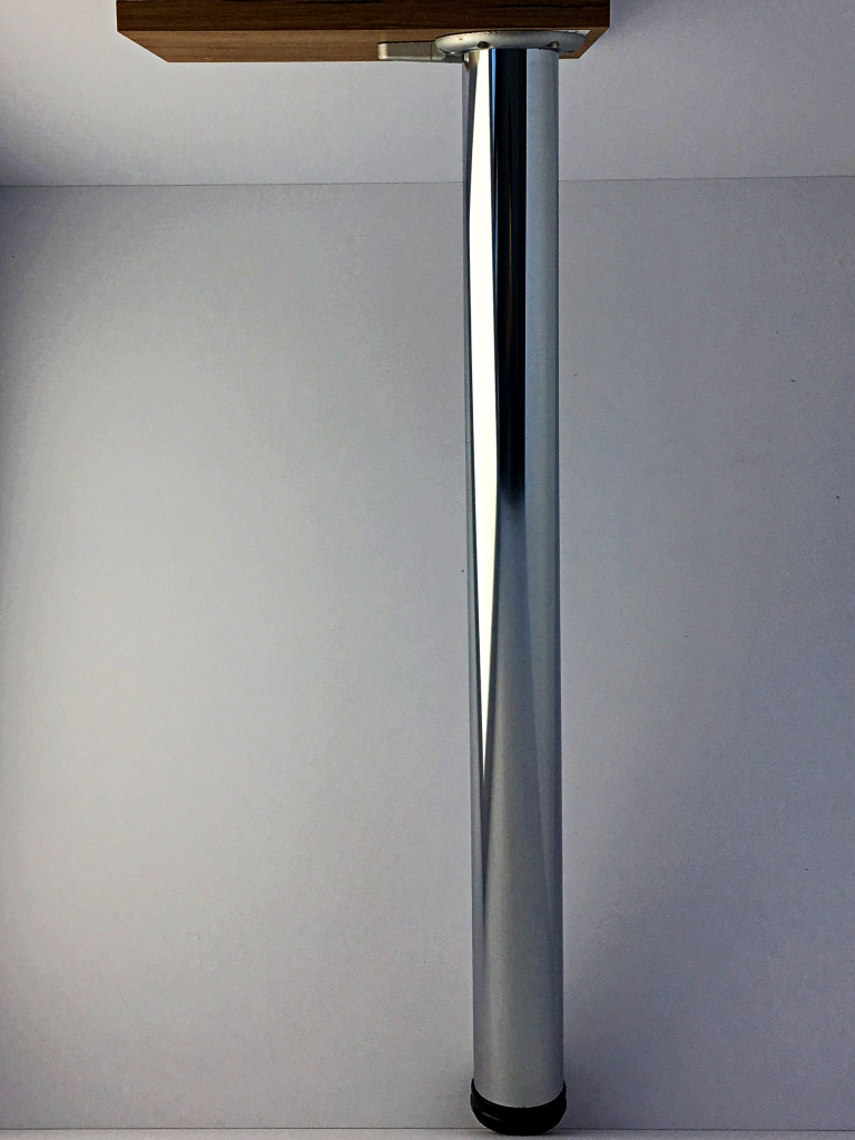 Levně In-Design Stolová noha kulatá 820 mm chrom lesk