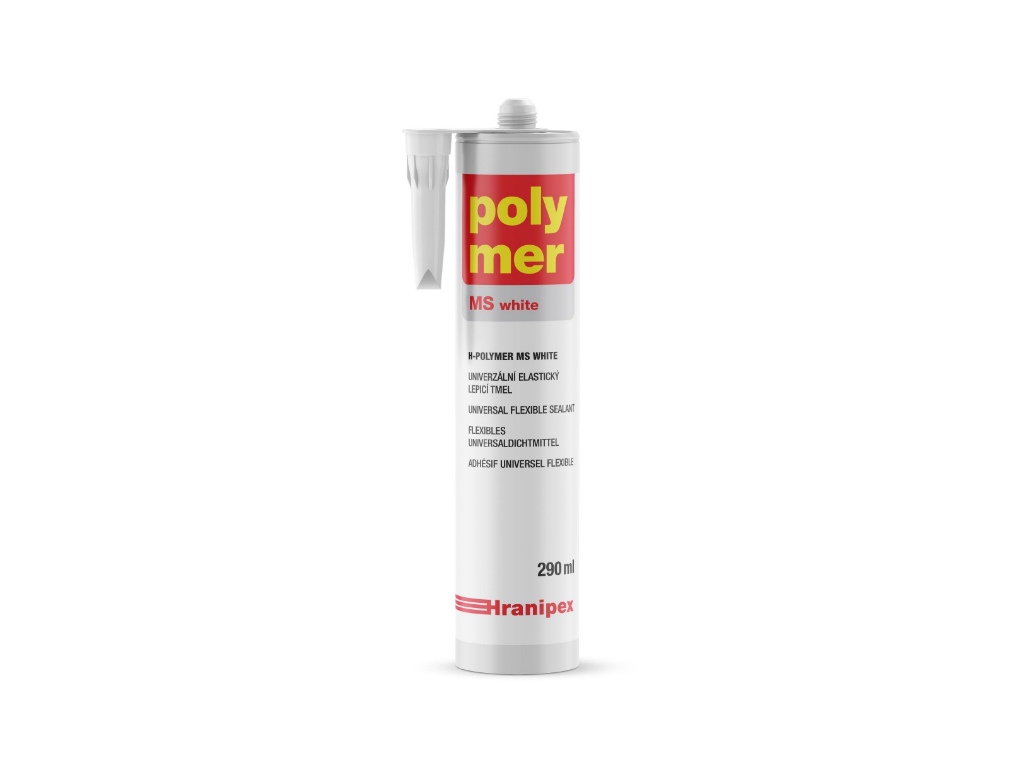 Levně Montážní a konstrukční lepidlo Hranipex H-polymer MS - 290 ml - bílé
