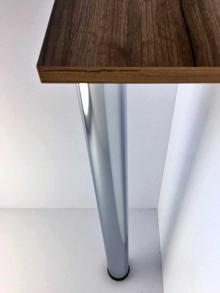 Levně In-Design Stolová noha kulatá 710 mm chrom satén