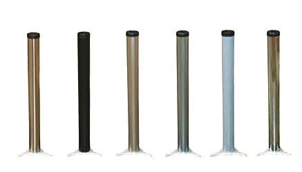 Levně In-Design Stolová noha kulatá 710 mm nikl satén