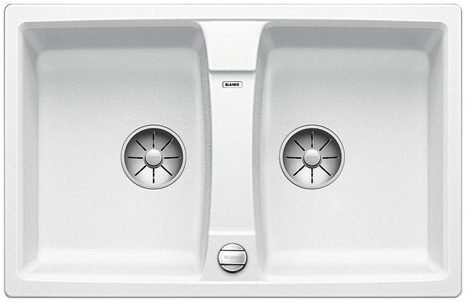 Levně BLANCO GmbH + Co KG Granitový dřez Blanco LEXA 8 InFino bílá s excentrem 524954