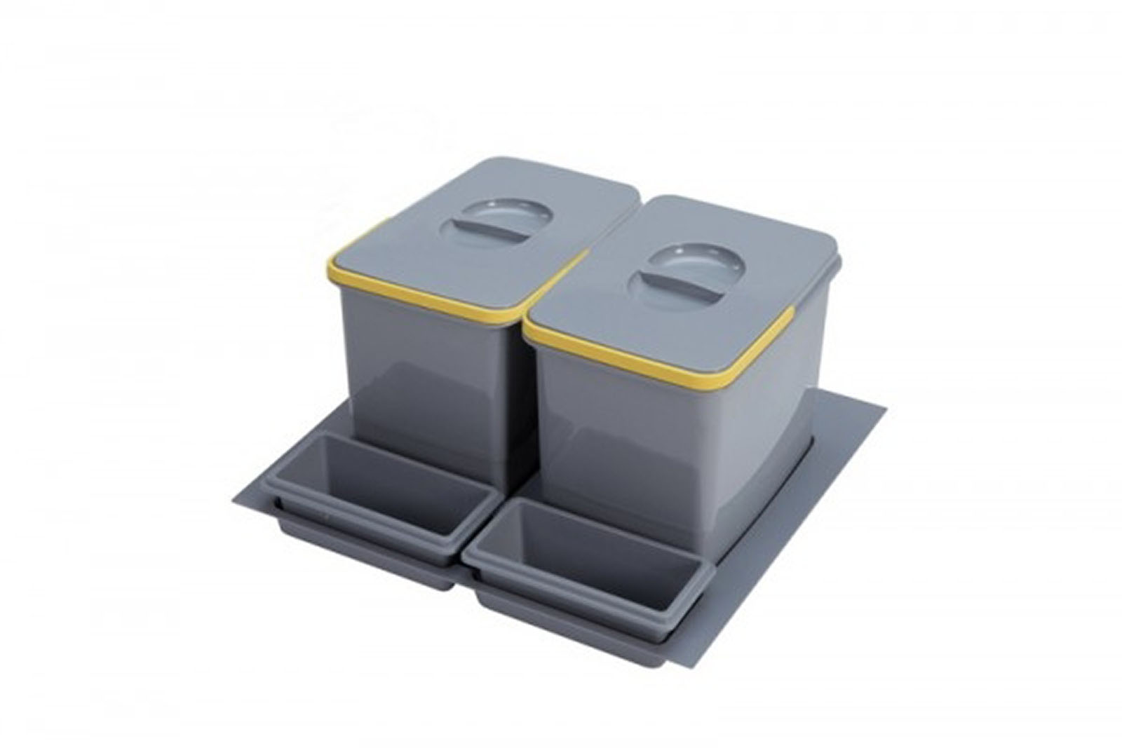 Levně Systém košů Sinks PRACTIKO 600 pro vložení do zásuvky 2x 12 L + misky