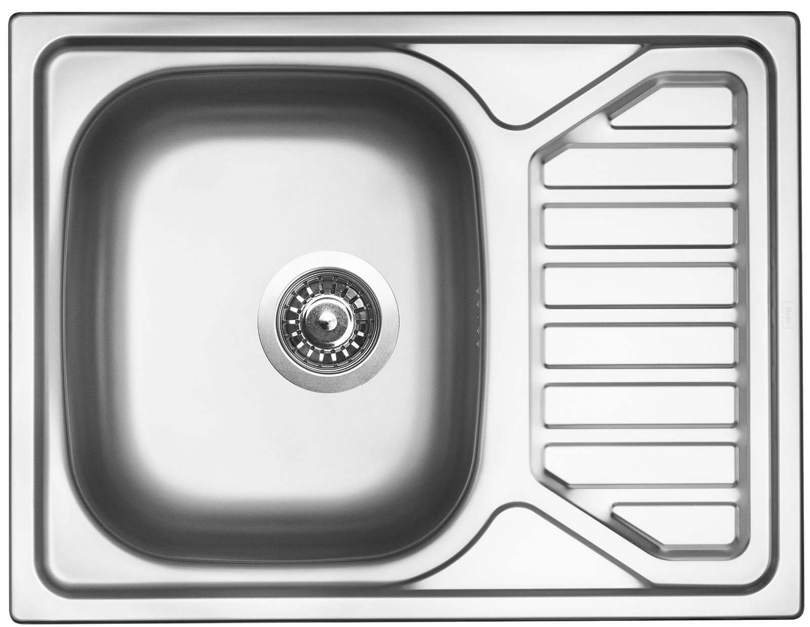 Levně Nerezový dřez Sinks OKIO 650 V 0,6mm leštěný