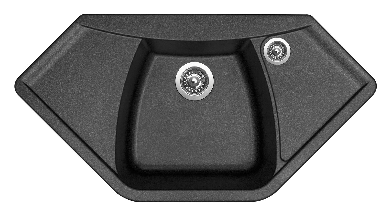 Levně Granitový dřez Sinks NAIKY 980 Metalblack