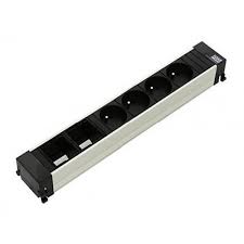 Levně BACHMANN Zásuvková jednotka POWER FRAME 2x uživ. modul, 4x 230V profil hliník 916.1110