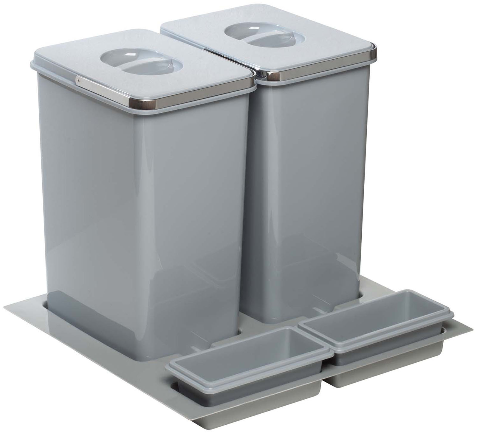 Levně Systém košů Sinks PRACTIKO 600 pro vložení do zásuvky 2x 20 L + misky