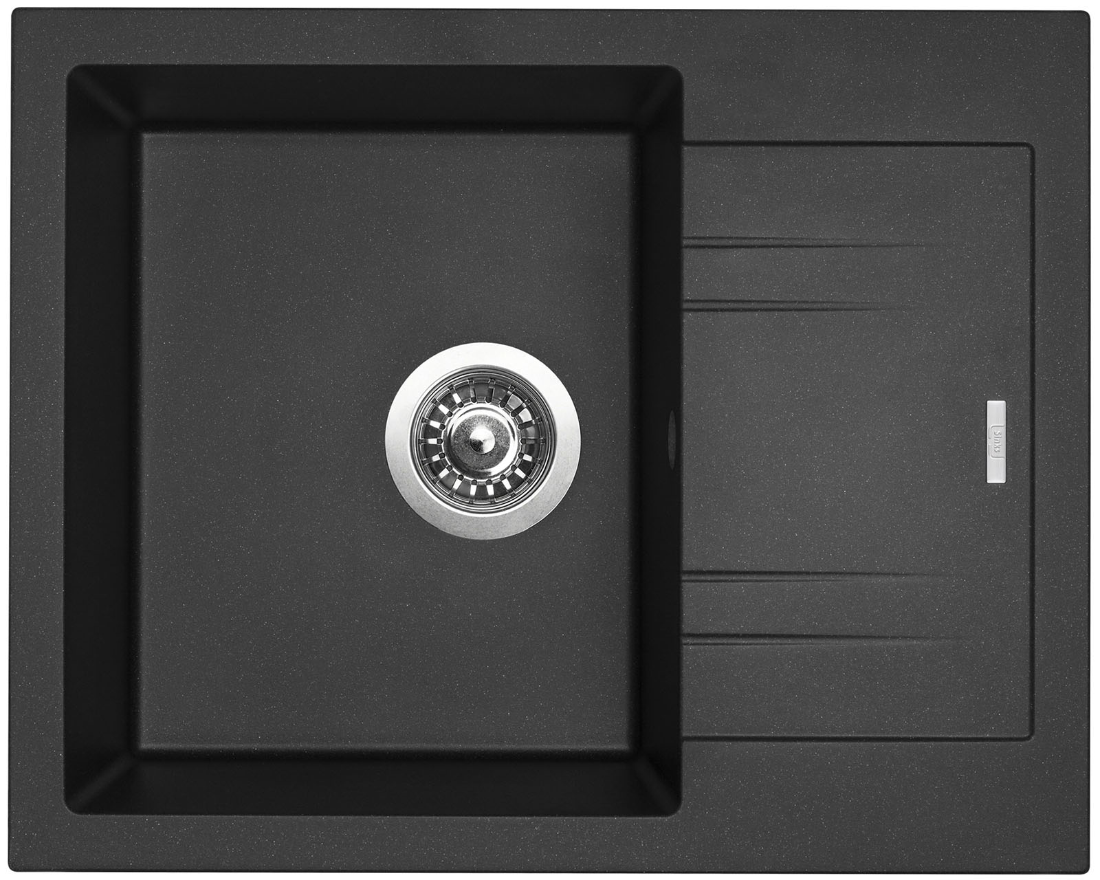 Levně Granitový dřez Sinks LINEA 600 N Metalblack