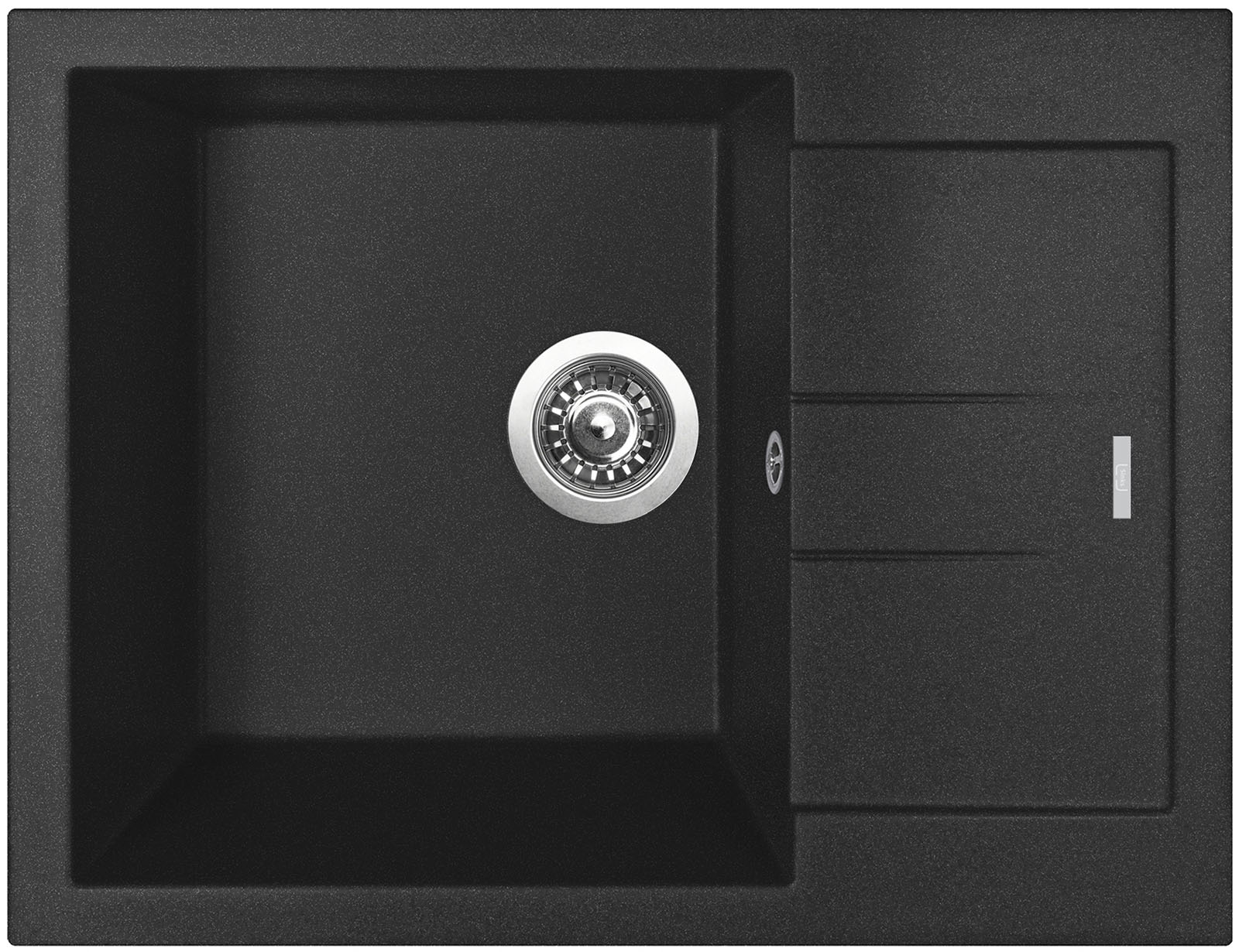 Levně Granitový dřez Sinks AMANDA 650 Metalblack