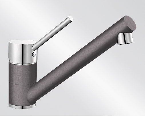 Blanco ANTAS ND Silgranit-look dvoubarevná šedá skála/chrom lesk beztlaková