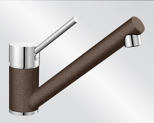 Blanco ANTAS ND Silgranit-look dvoubarevná kávová/chrom lesk beztlaková