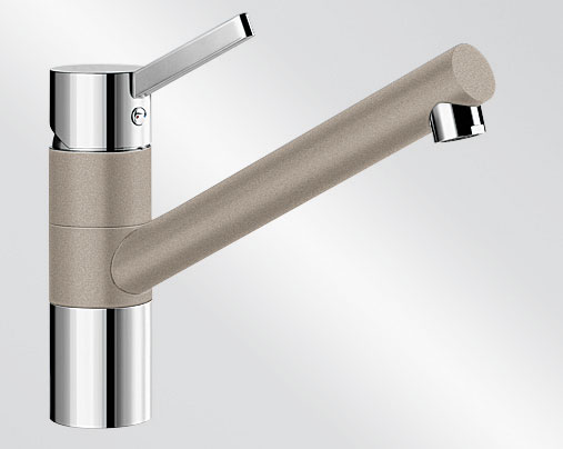 Blanco TIVO ND Silgranit-look dvoubarevná tartufo/chrom lesk beztlaková