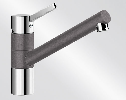 Blanco TIVO ND Silgranit-look dvoubarevná šedá skála/chrom lesk beztlaková