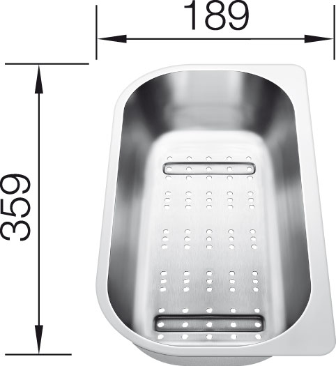 Levně BLANCO Miska nerez LIVIT 6 S 359x189