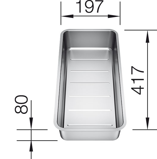 Levně Miska nerez BLANCO 227692 pro dřez ANDANO