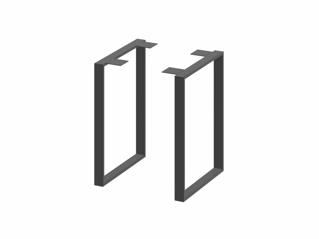 Levně In-Design Stolová podnož PS Quadra výška 720 mm černá matná
