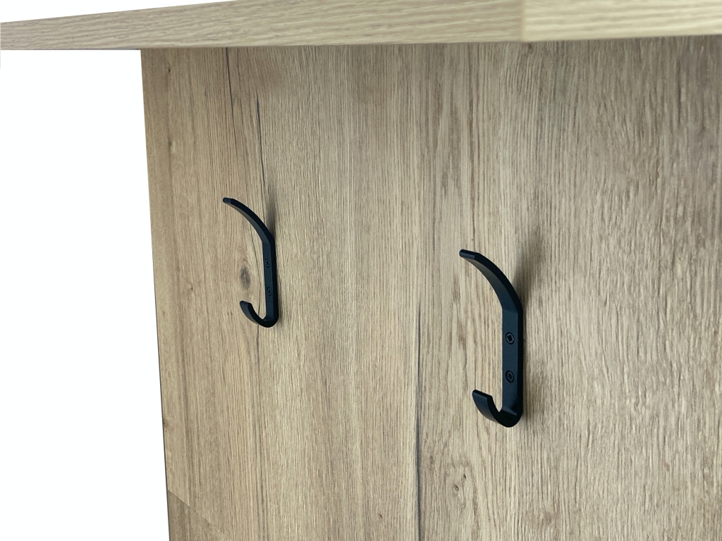 Levně In-Design Nábytkový věšák SLIM velký černý
