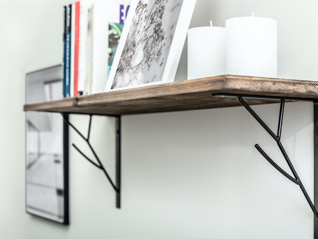 Levně In-Design Policová konzole Lemon černý