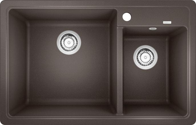 Levně BLANCO GmbH + Co KG Blanco Legra 8 Silgranit kávová, dřez vlevo