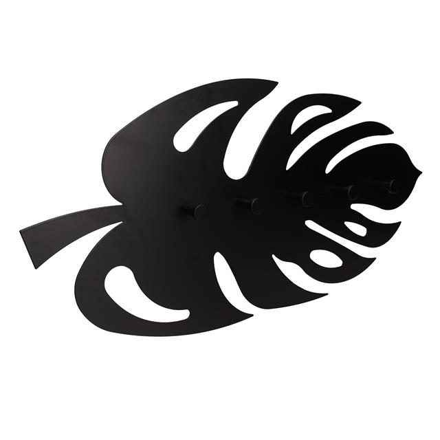 Levně In-Design Věšák LEAF velký černý