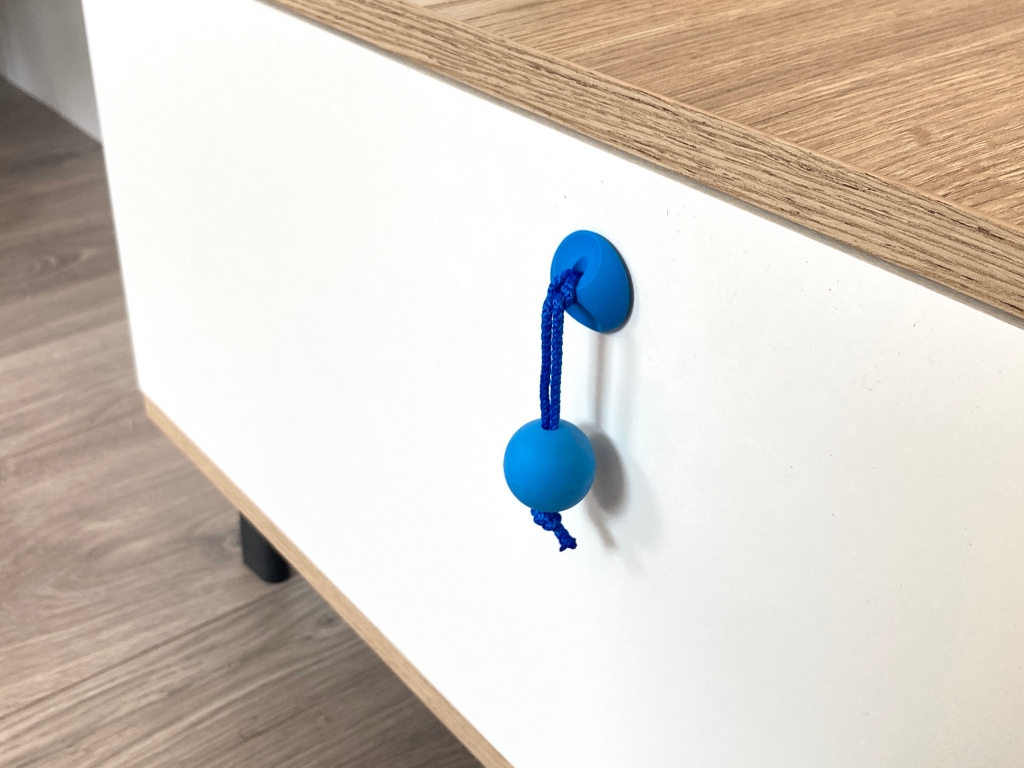 Levně In-Design Nábytková knopka DUHA modrá