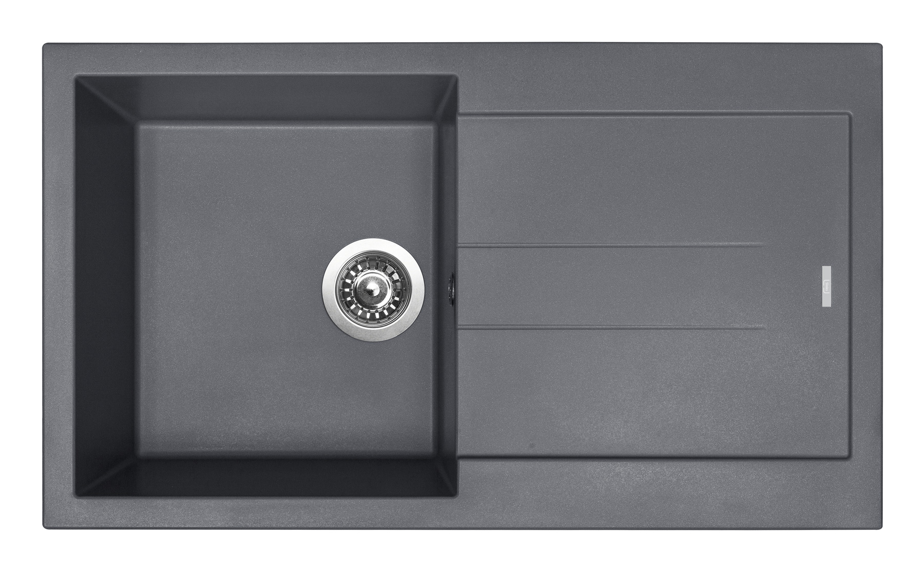 Levně Sinks AMANDA 860 NANO Nanogrey