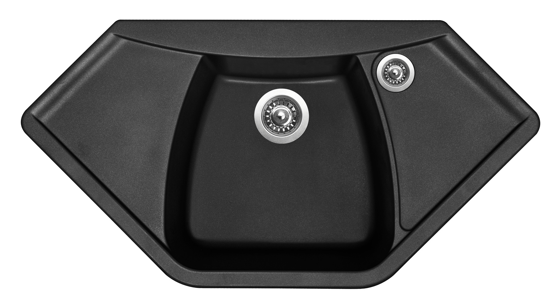 Levně Sinks NAIKY 980 Pureblack