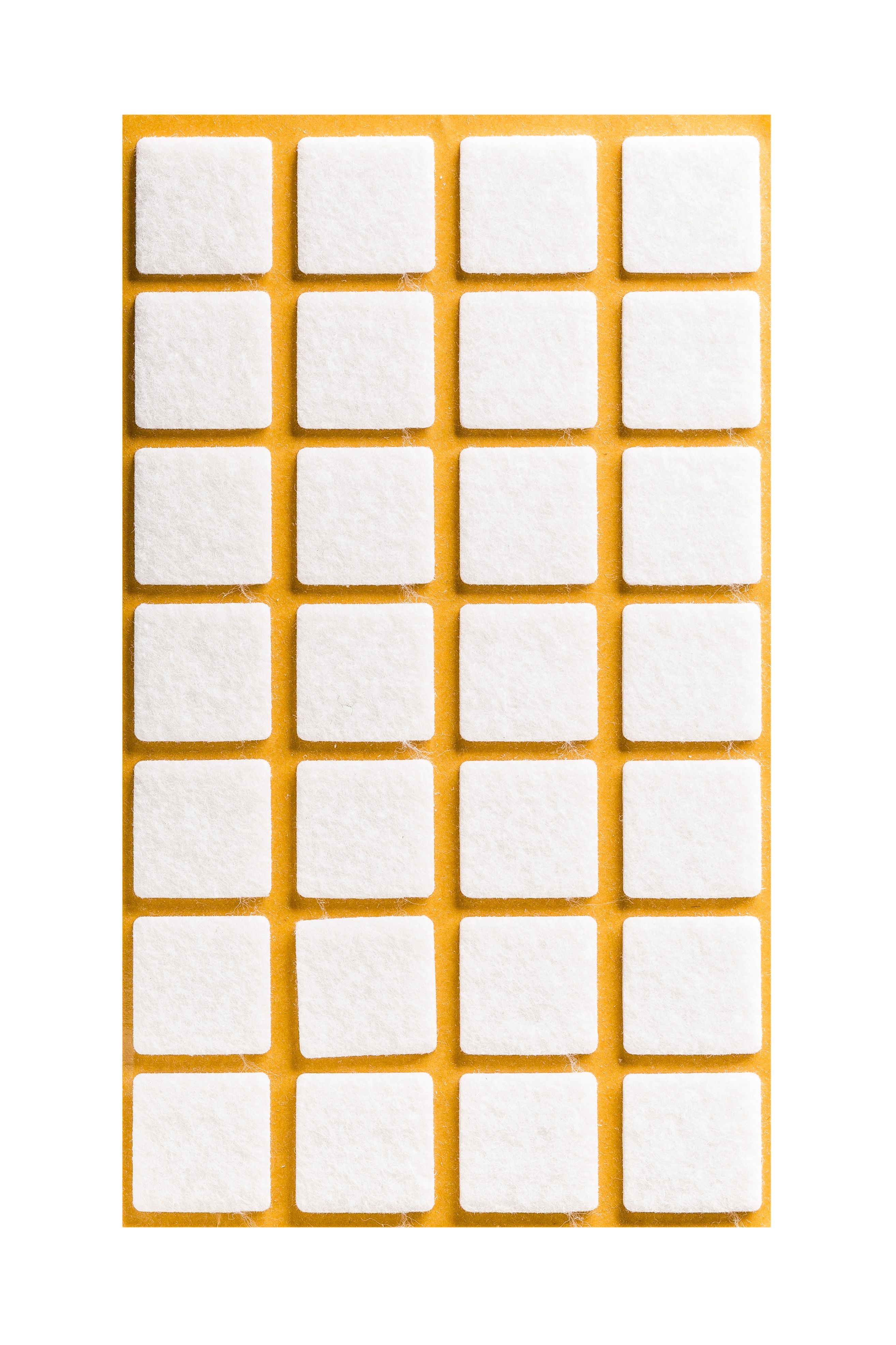 In-Design Filcové podložky pod nábytek 20x20 mm - různé barvy Filcové podložky - barva: hnědá